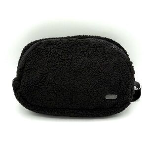 Lole Fleece Belt Bag Black NWOT - Teddy/Sherpa - Bum Bag, Fanny Pack